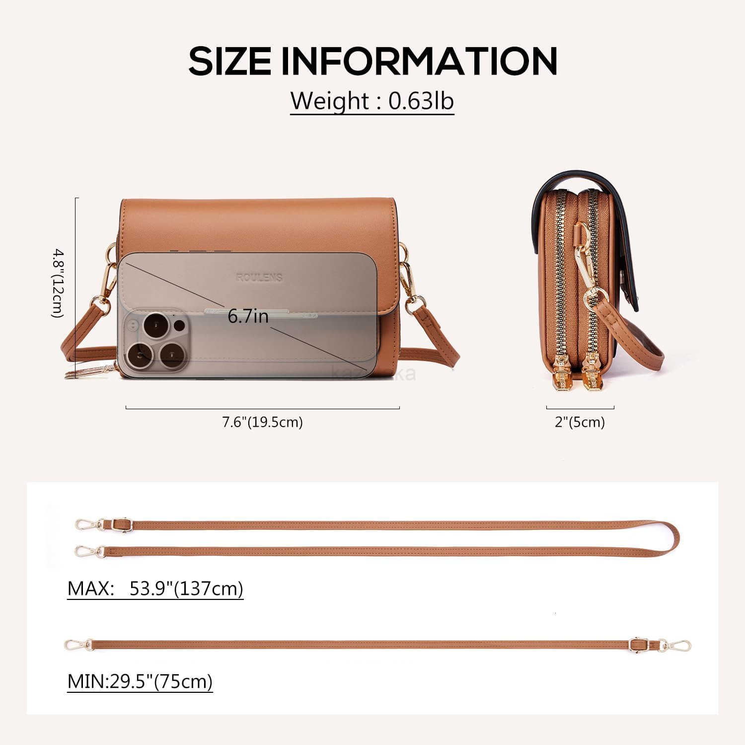 Small Crossbody Bag for WomenCell Phone Purse Womens Shoulder Handbags Wallet Purse with CARD Slots Z250910