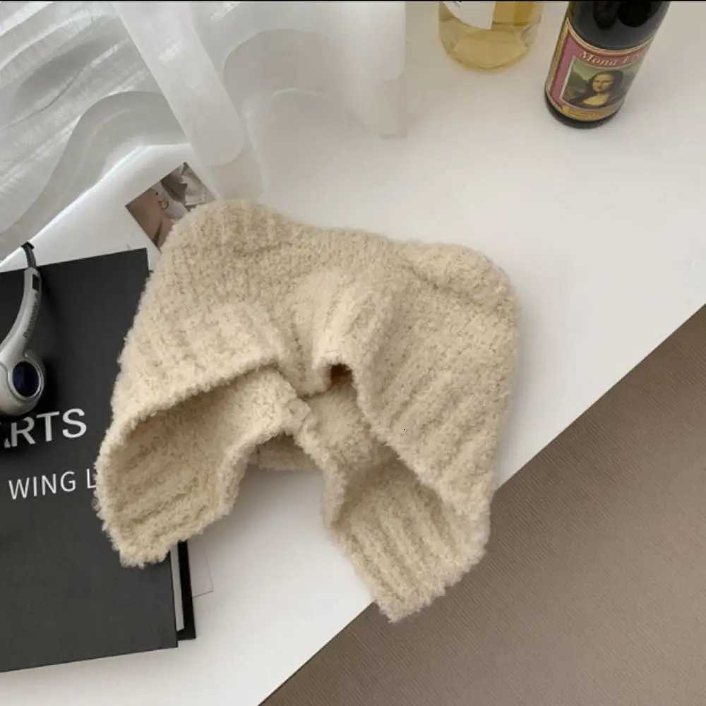 Y2K Beanie Hats for Wen Winter Warm Crochet Ear Protection Hat Solid Color Unisex Autumn Knitted s G250910