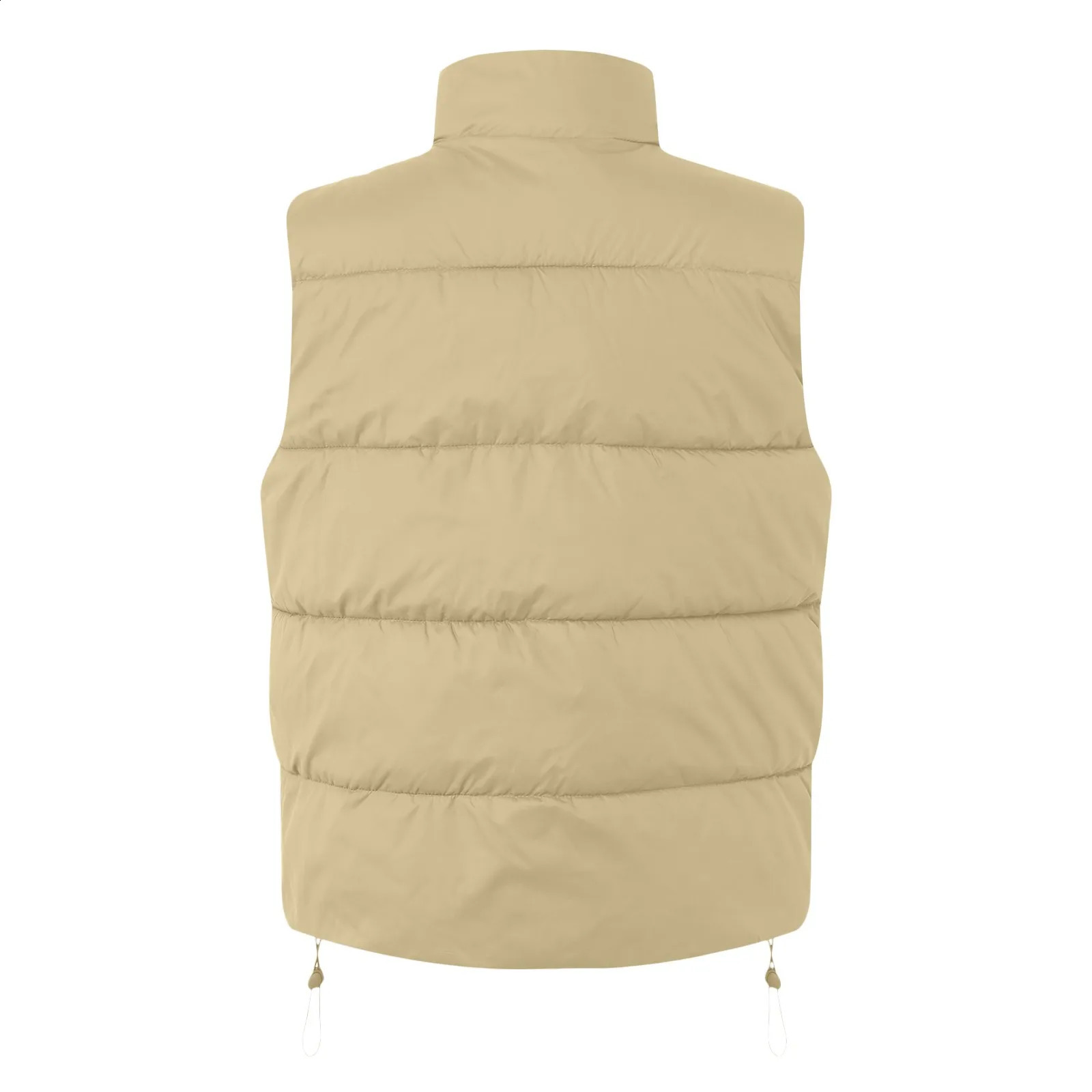 Womens Sleeveless Warm Down Vest Autumn And Winter Oversize Zip Up Casual Tank Parkas Jacket Solid Color Puffer Outwears 250823