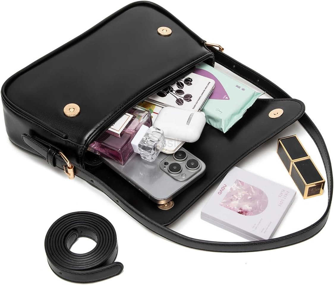 Shoulder Bag for Women Trendy Purse Vegan Leather Hobo Handbags Clutch Crossbody Bag M250910