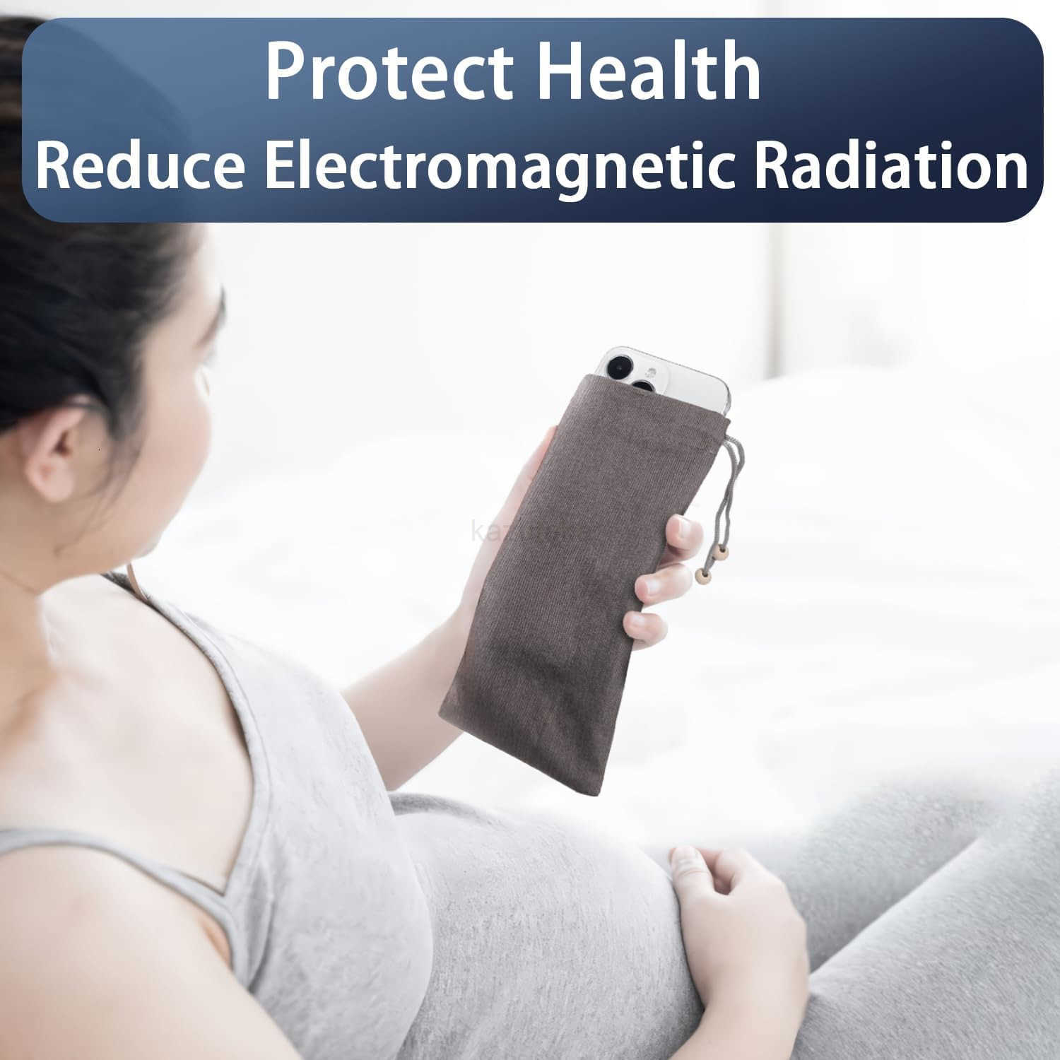 Cell Phone Sleeve fo Phone Pouch HighShield EMF Blocking Pouch 100 Silver Fibers forDigital Security Signal Blocking AntiEMP Radiation Bag for Privacy