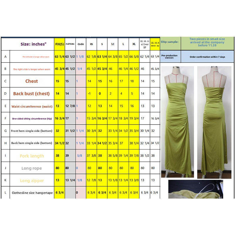 Urban Sexy Dresses Women's Lime Green Satin Spaghetti Strap Maxi Dress with Side Ruched & Slit, Elegant Party Cocktail Dress