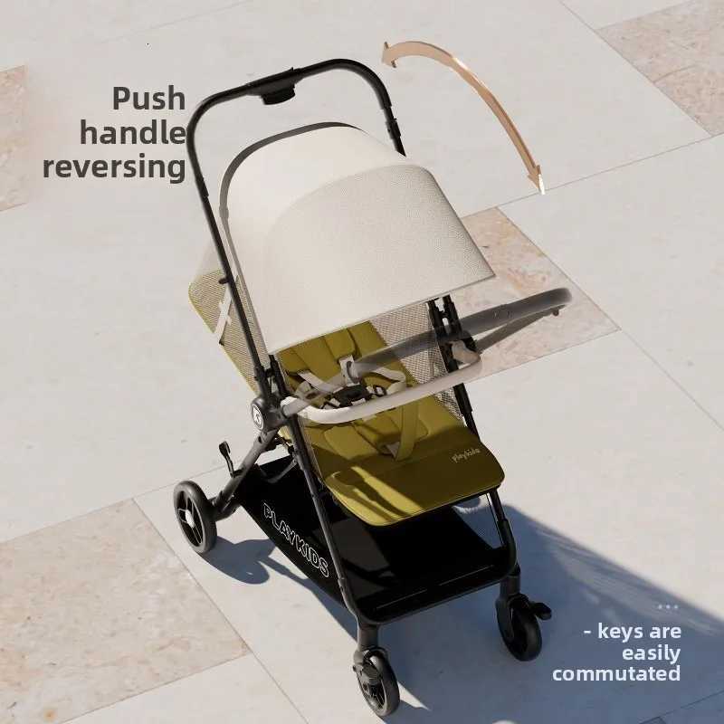 2025 New Model Newborn Lightweight Twoway Sitting and Lying Fourwheel Baby Stroller Baby Stroller Can Be Taken on The Plane W250910