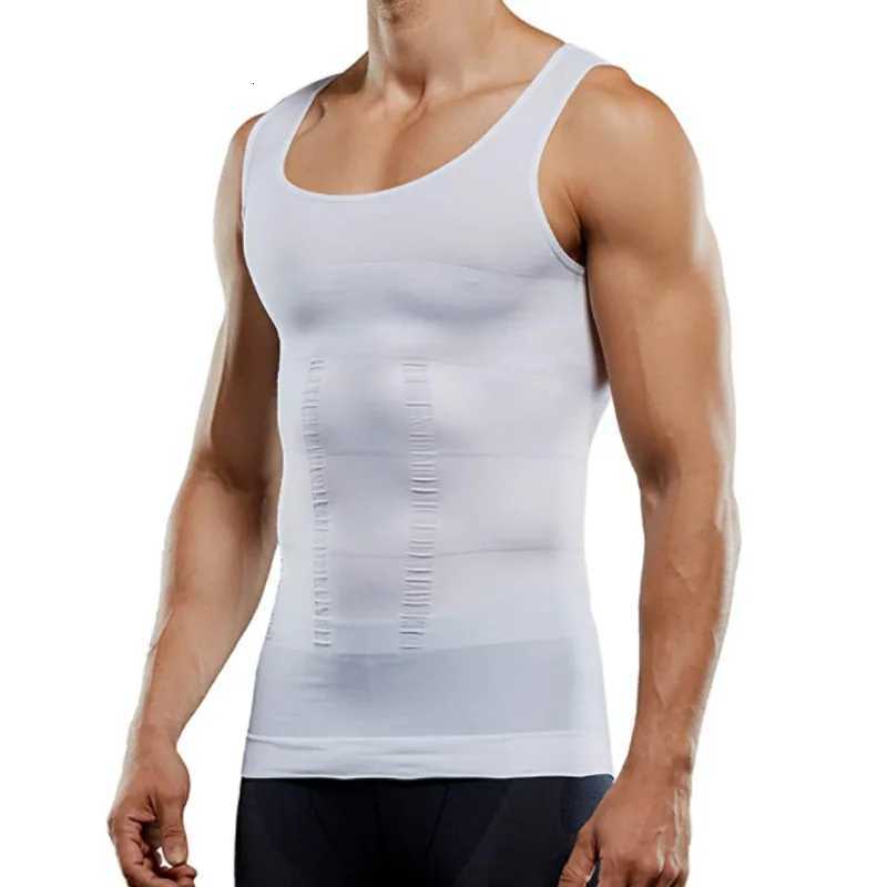 Mens slimming and shaping bras abdominal compression correction vests fat burners chest and abdominal shirts brasBodysuits se W250910