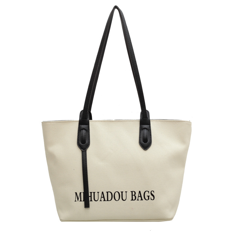 Free shipping designer High-end Canvas Bag for Women Autumn New Trendy European and American Fashion Tote Bag Large Capacity Versatile Casual Shoulder