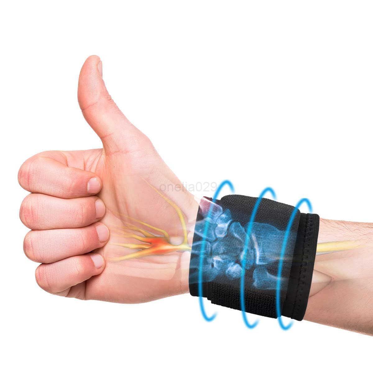Wrist Brace Carpal Tunnel 2 PACK New Upgrade Material Extended wristband Adjustable Wrist Support for Arthritis and Tendinitis Pain Relief Hand Wrist 