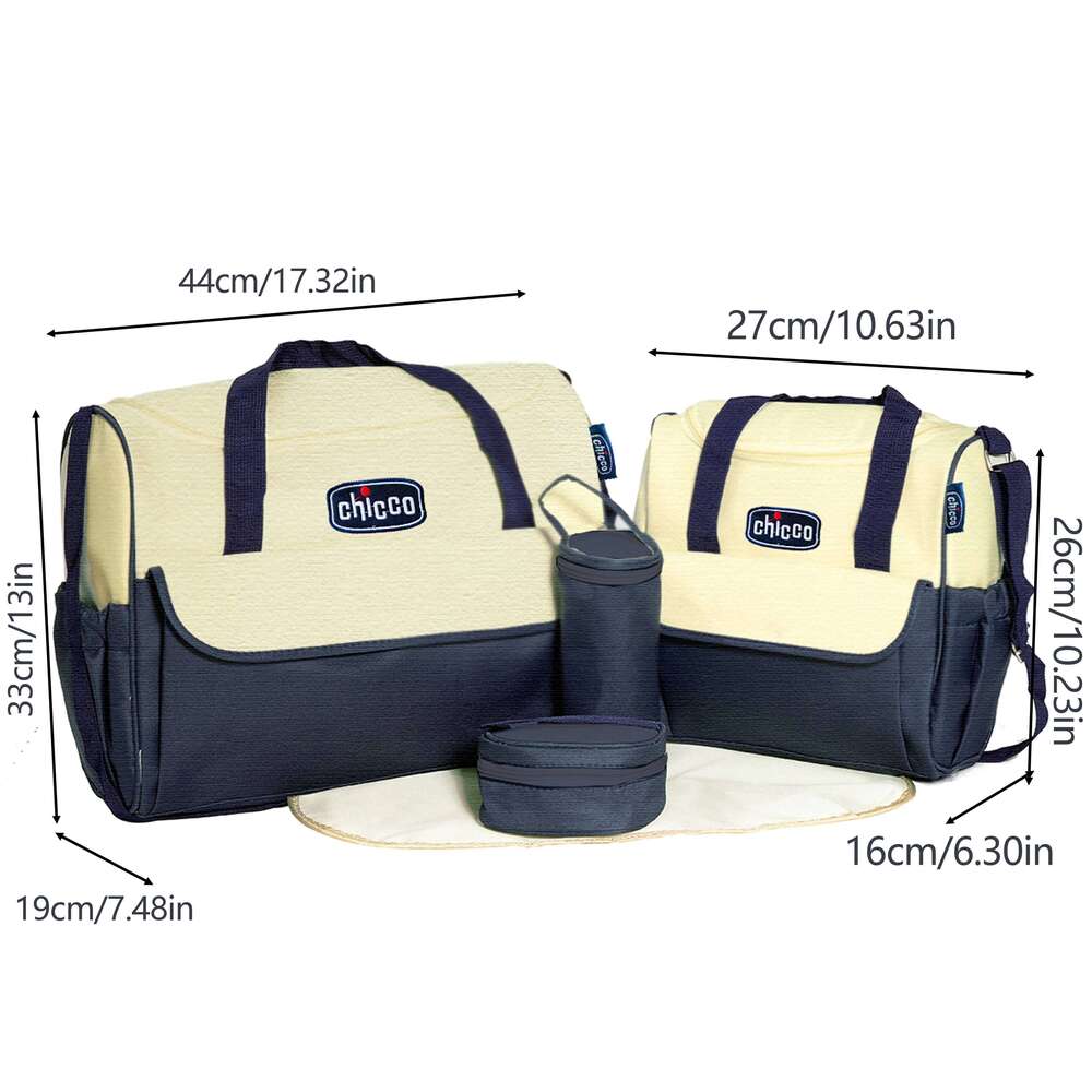 New Fashionable Color-Blocked Mommy Five-Piece Set; Hot-Selling Large-Capacity Letter Set for Foreign Trade; Travel Shoulder Crossbody Multifunctional