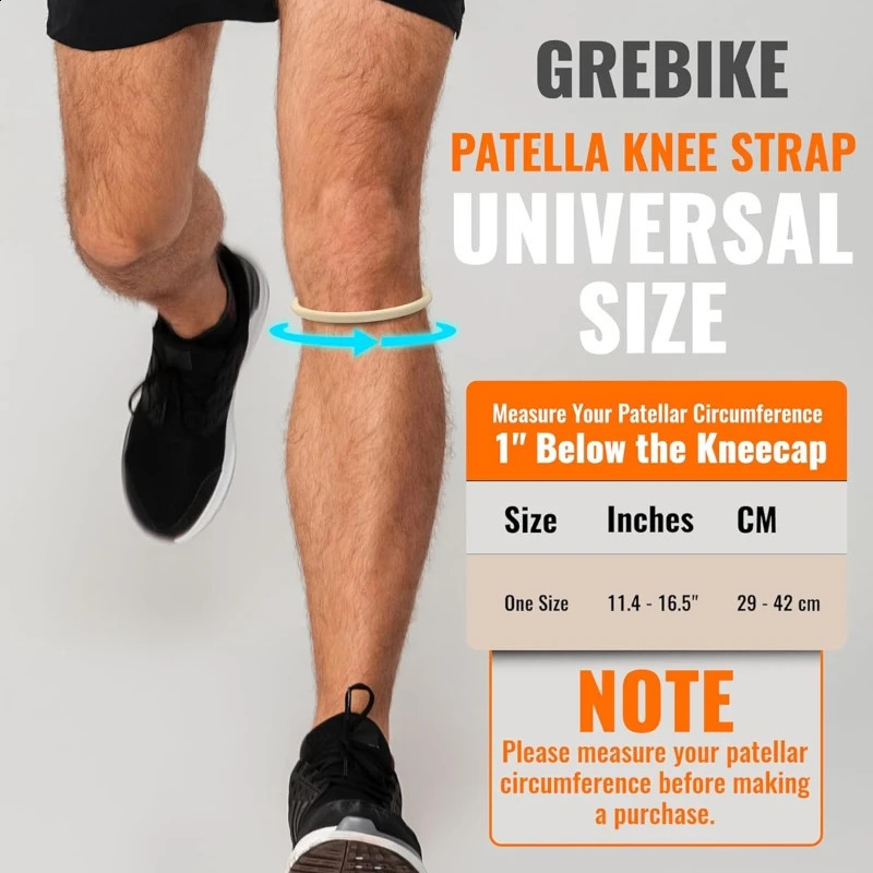 240PCS Knee Support Strap for Pain Relief Silicone Patella Stabilizer Band Tennis Running Brace Jumpers Protector 250909