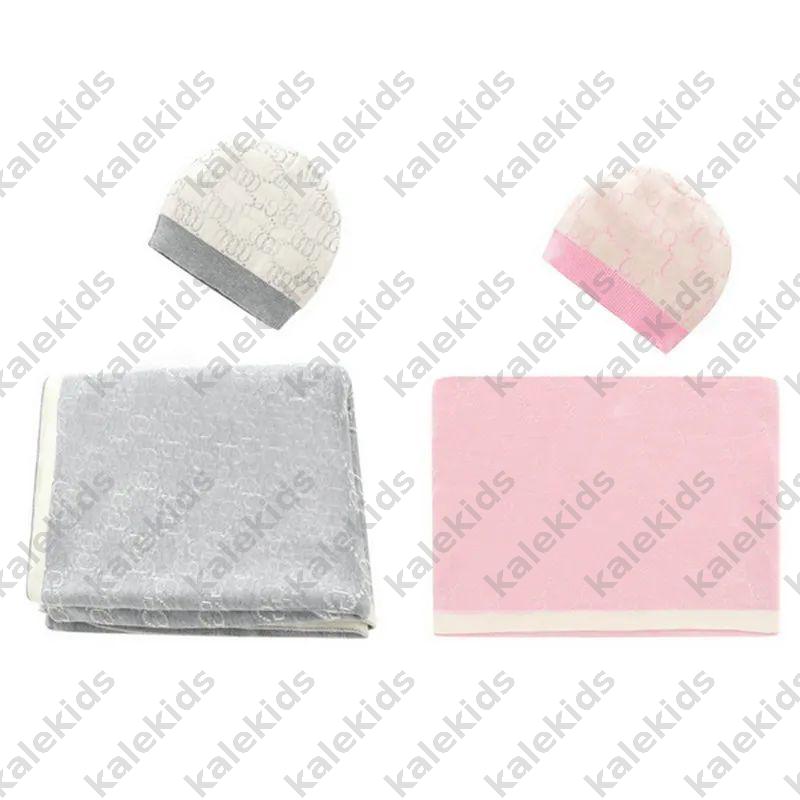 Baby Cotton Blankets Hat Boy Girl Children Luxury Knitted Jacquard Kids Designer Car Air Conditioner Blanket Mattress Carriage Hug Quilt Swaddling DLD2509105