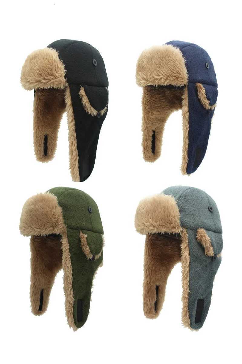 Connectyle Toddler Boys Kids Fleece Trper Sherpa Lined Windproof Winter Russian Hat with Large Fls Warm Ski HatXJ250910