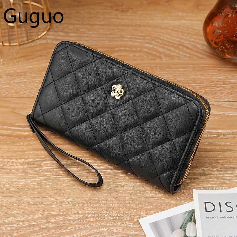Free Shipping 2025 New Designer Bag Style Soft Leather Coin Purse Three-zipper Women's Printed Wallet Small Exquisite High-end Zipper Wallet Hand