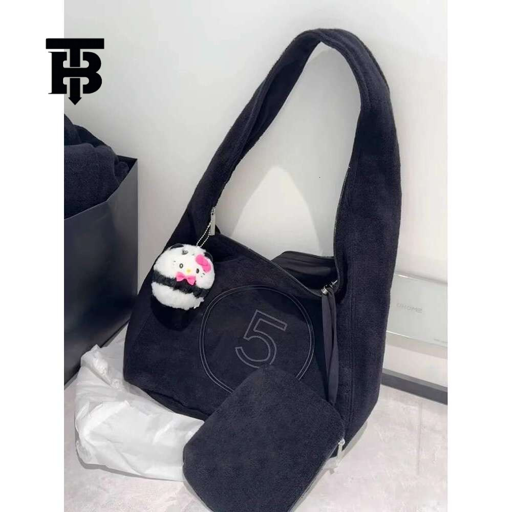 TB BHULAMTE New trend fashion multi-functional pink towel fabric concave design niche single-shoulder bag luxurious designer bag simple and versatile