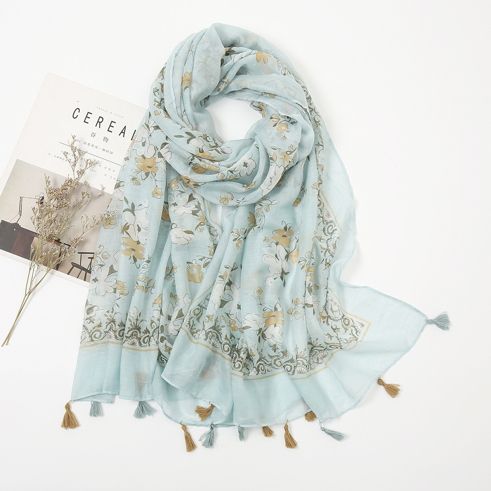 K1867 A must-have for winter cold protection! Elegant gradient imitation cashmere scarf shawl, versatile tassel thickened and warm, also wholesale