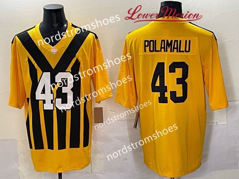 Custom 1933 nordstromshoes Throwback 8 Rodgers Will Howard Football Jersey Metcalf Watt Harmin Pickett Polamalu Any Name Number