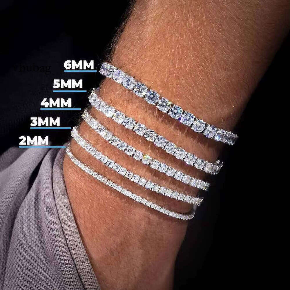 in Manufacturing Jewelry, S Sier Tennis Moissanite Bracelet, Accepting Customization