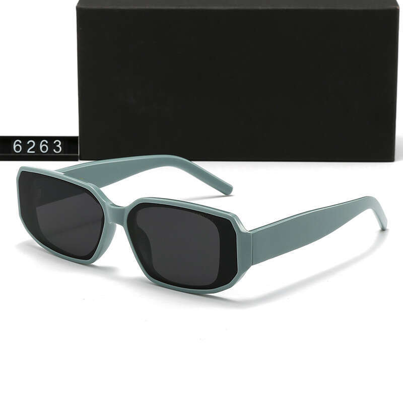 New Unisex Fashion Trendy Casual Square Frame Sunglasses for Shopping and Driving 6263