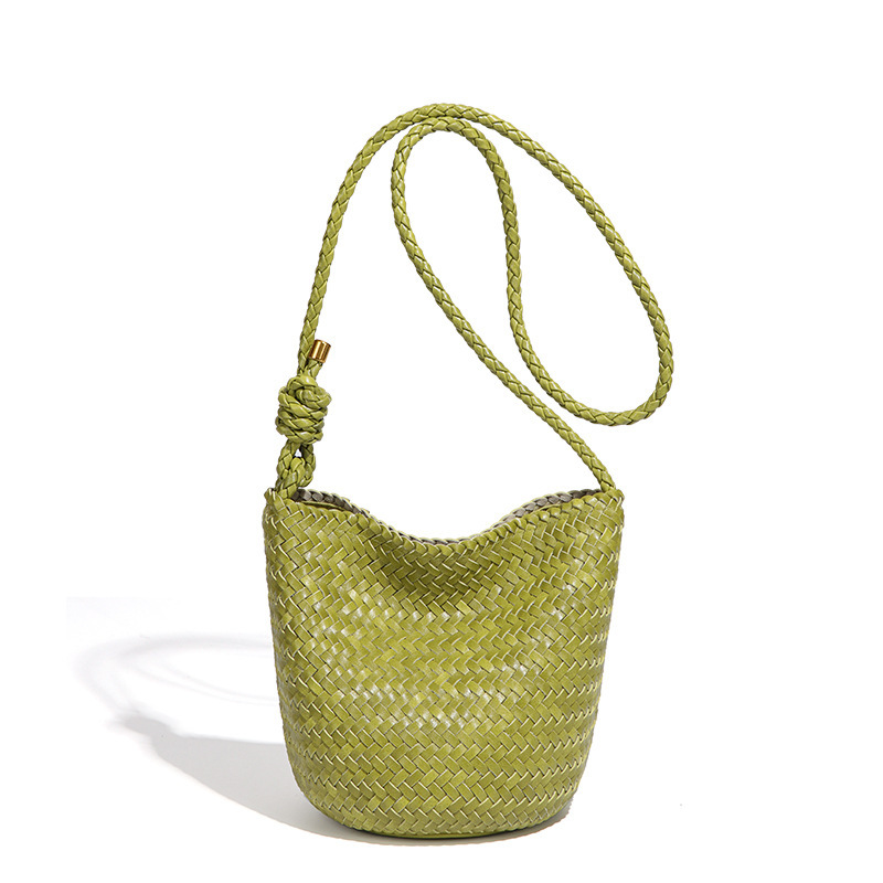 New Handwoven for Women, Large Capacity Commuter Shoulder Tote Bucket Bag, Crossbody Bag