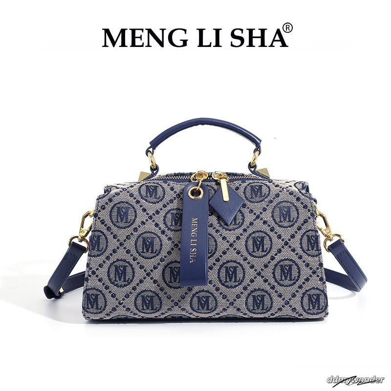 Women's Retro Letter Embroidered Handbag Free Shipping Designer Classic Vintage Boston Fashion Pillow Style Commuting Shoulder Crossbody Bag ddmy