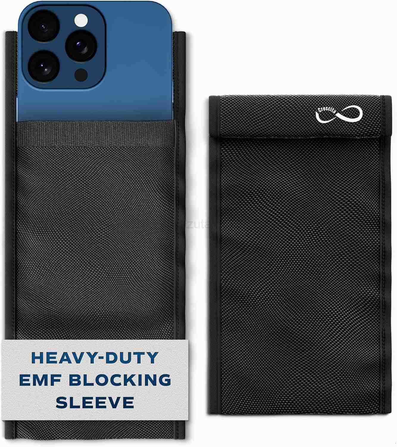 Blocker Sleeve for Cell Phone Anti Radiation Protection Signal RFID Blocking Pouch RF Shield Signal Blocker Bag EMF Phone Case Alternative for iPhone 