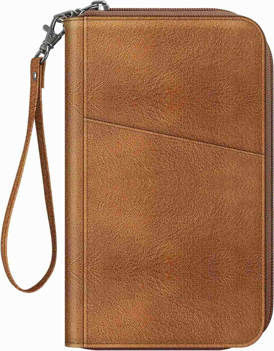 Family Passport Holder Wallet RFID Blocking Travel Document Organizer Clutch Bag CARDs Case Cover for Women MenZ250910