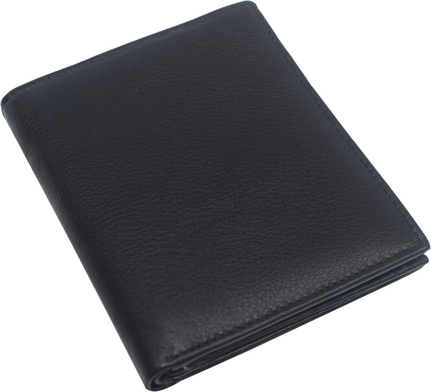 RFID Blocking Bifold Hipster Multi CARD ID Holder Wallet Leather BlackZ250910