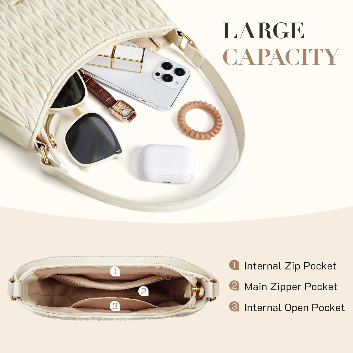 Shoulder Bag for Women Small Purse Trendy Clutch Hobo Bag Vegan Leather Mini Handbag with Zipper Closure M250910