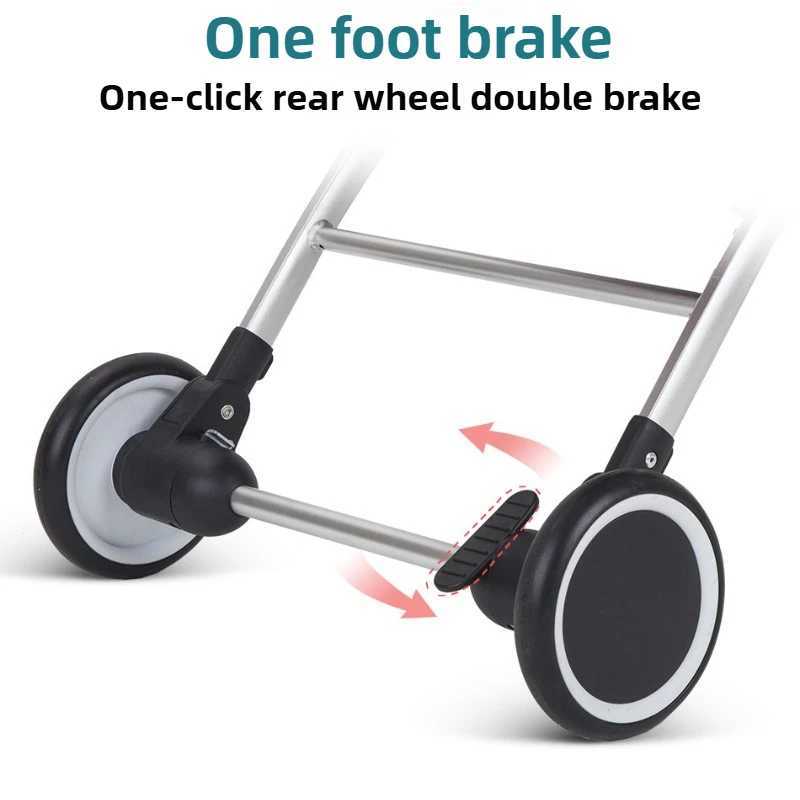 2025 New Baby Stroller Can Sit or Lie Down Ultralight Trolleype Folding Fourwheel Shockabsorbing Childrens Stroller W250910