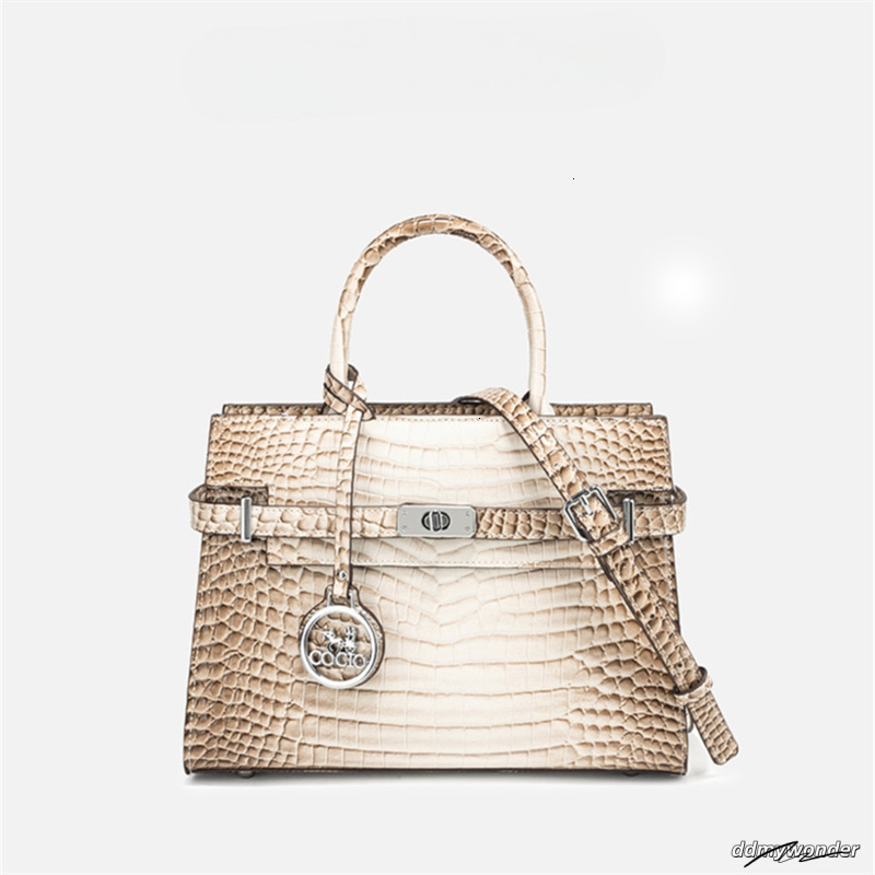 Designer Shoulder New High-Quality Crocodile Patterned White Vintage Leather Crossbody Bag ddmywonder ddmywonder ddmywonder ddmywonder