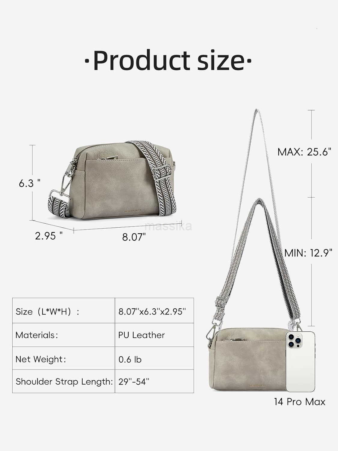 Small Crossbody Bags for Women Shoulder Handbags Satchel Purse with Adjustable Strap M250910