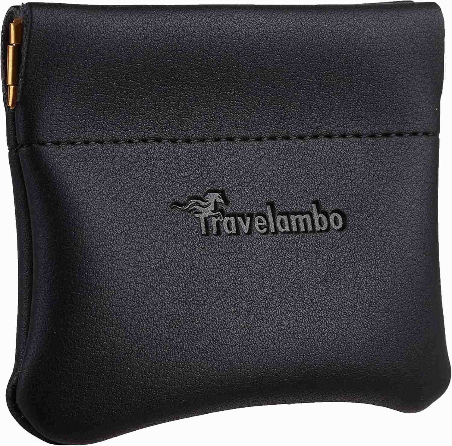 Leather Squeeze Coin Purse Pouch Change Holder For Men WomenZ250910