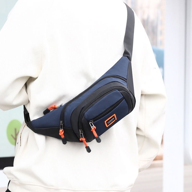 Cross Border Fashion Urban Luxury Bag Free Shipping Crossbody Bag Multi Compartment Large Capacity Versatile Waist Bag Designer Bag Men S Casual Shoul