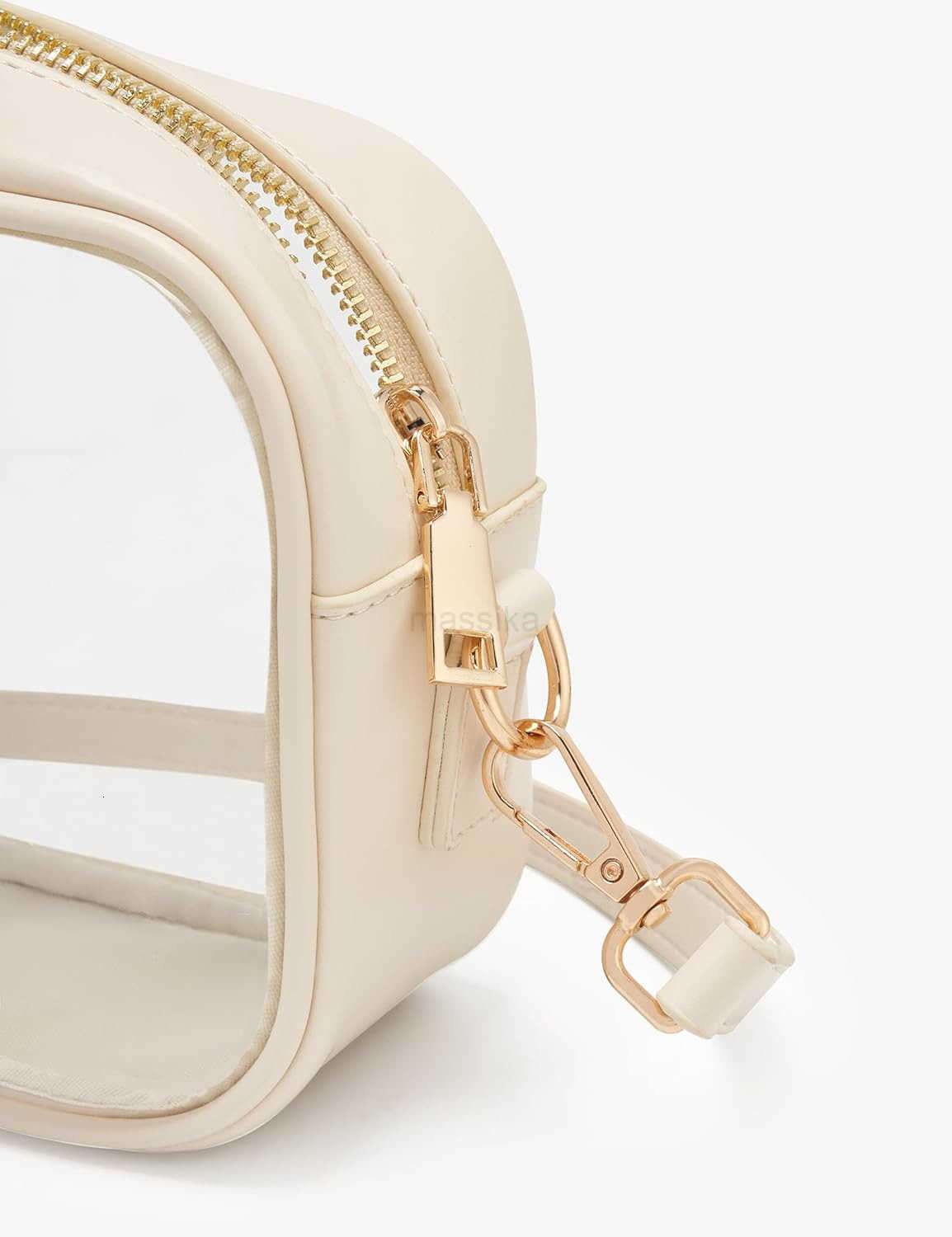 Clear Bag Stadium Approved PVC Transparent Crossbody Purse Small Clear Crossbody Bag with Adjustable Shoulder Strap M250910