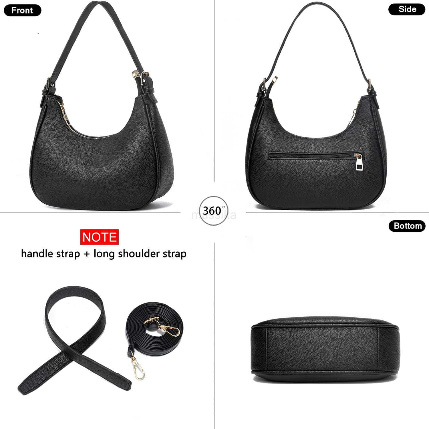 Small Crescent Shoulder Bags Purses for Women Retro Classic Clutch Hobo Tote Purse and Handbag Cute Crossbody Bags M250910