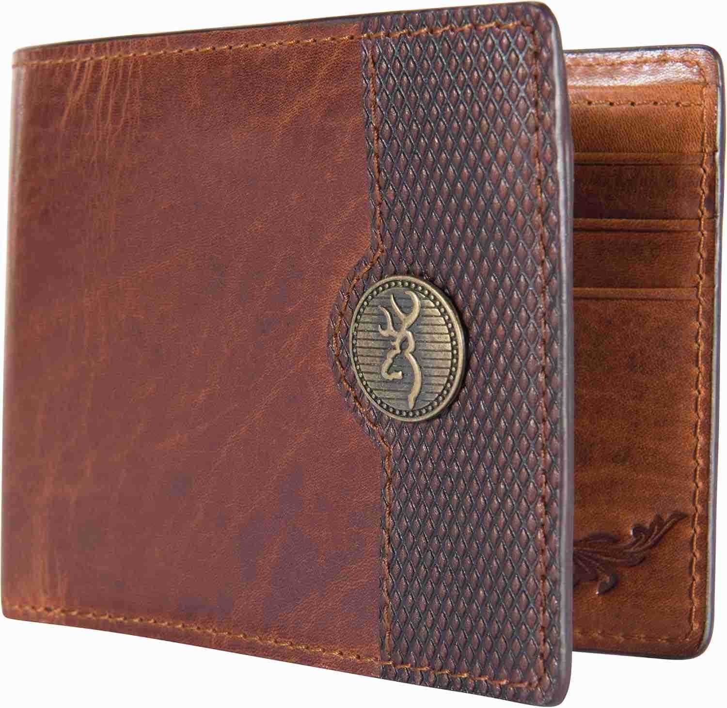 Browning Mens Rugged Western HeavyDuty Wallets Available in Multiple StylesZ250910