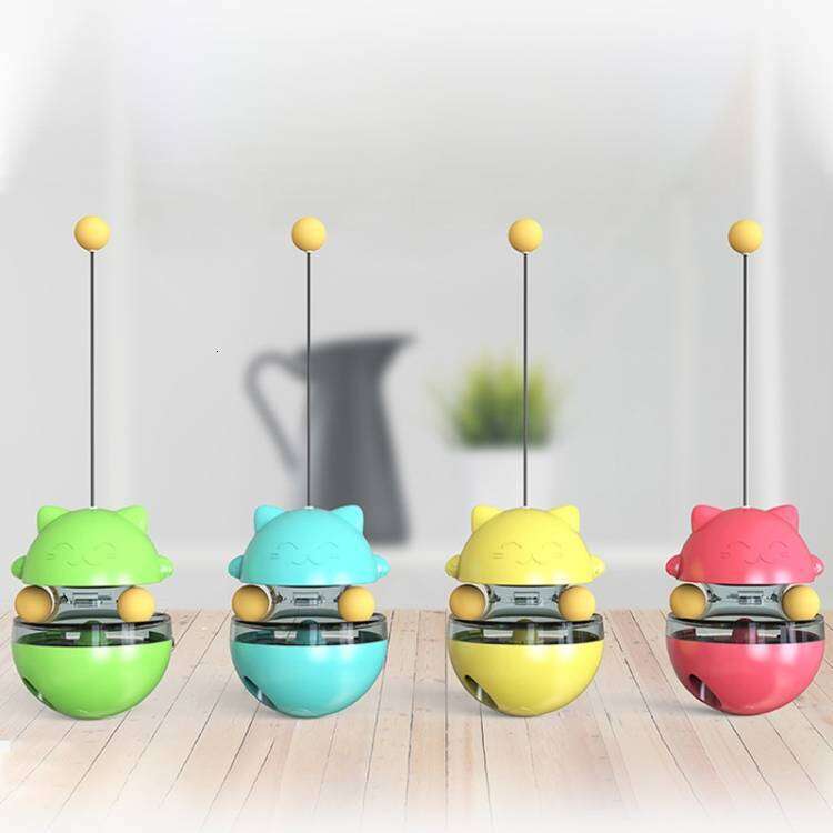 designer brand Turntable Toy Leaking Food Ball Funny Cat Stick Tumbler