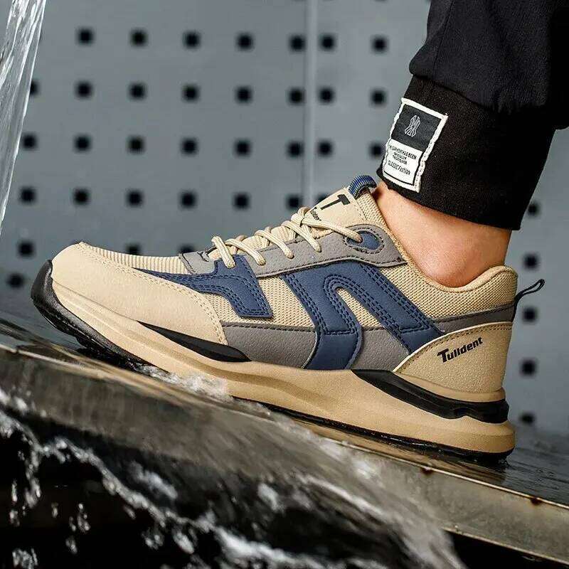 Sneakers Steel Toe Men Safety Puncture-Proof Work Shoes Boots Indestructible Footwear Security Lightweight