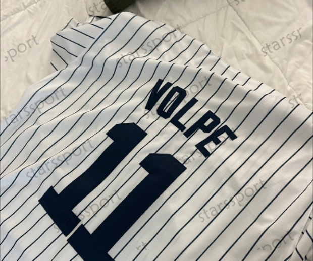 Hot Sale Custom 22 Soto 11 volpe jerseys Aaron Judge Jersey Derek Jeter Anthony Rizzo Gerrit Cole Gleyber Torres Game Limited Player Holmes DJ LeMahie