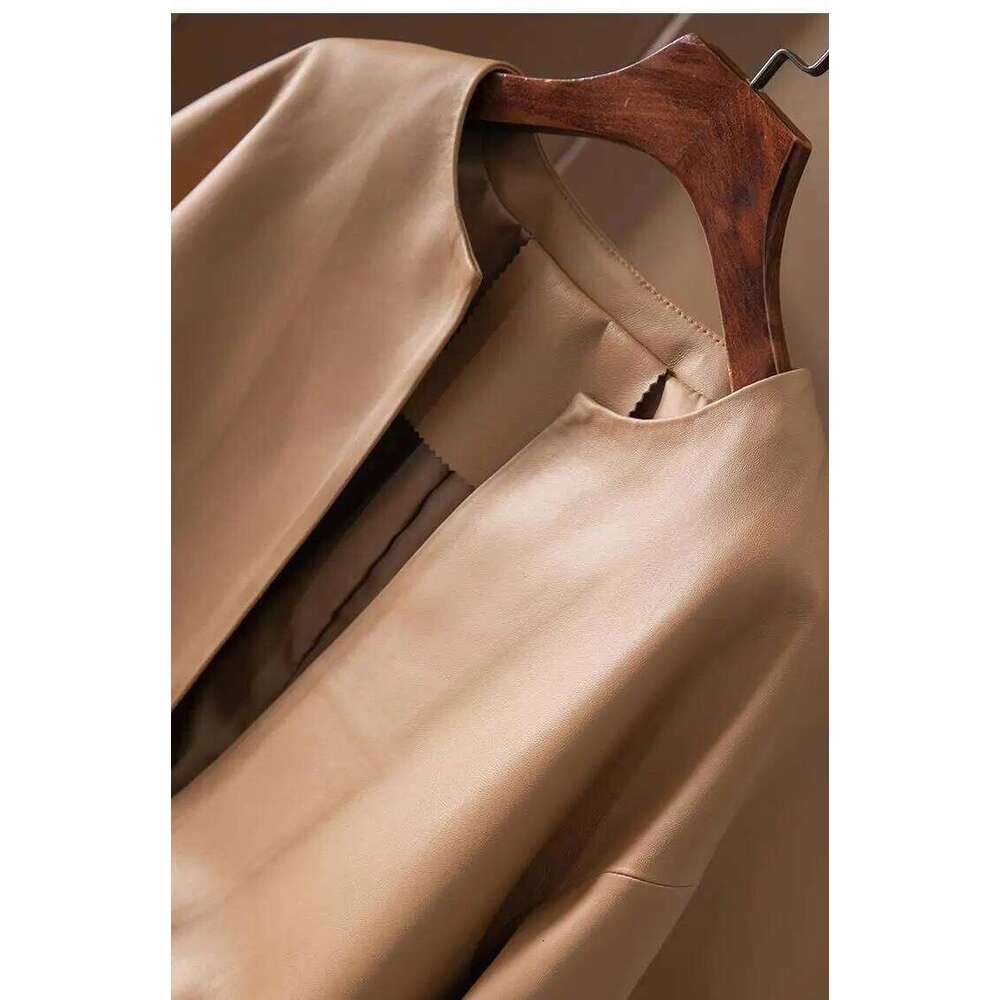 Designer Clothing 2025 High Quality PU Leather Jackets Spring Autumn Short Simple Coat Female Women Jacket Femme Luxury Bag