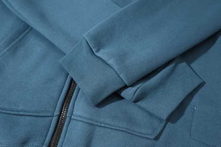 Zip Up Hoodie Oversized Strtwear Men Women Glasses Design Polyester Hooded Sweatshirt Kangaroo Pockets Unisex Fashion Casual X250910