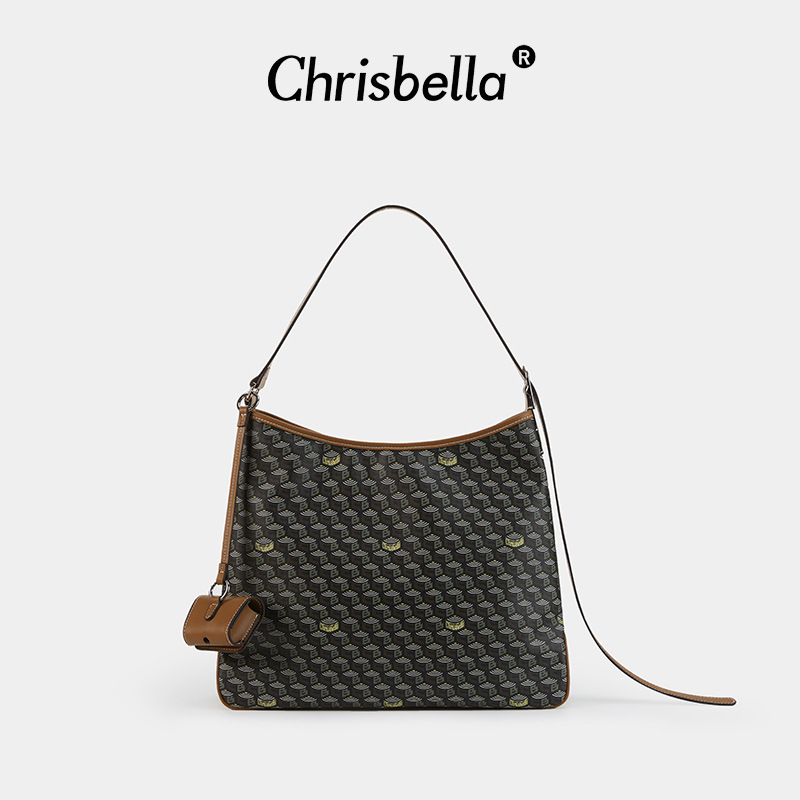 2025Presbyopia women's handbag fashion woven pattern large capacity women's bag high-end cross-border shoulder bag for work commuter bag