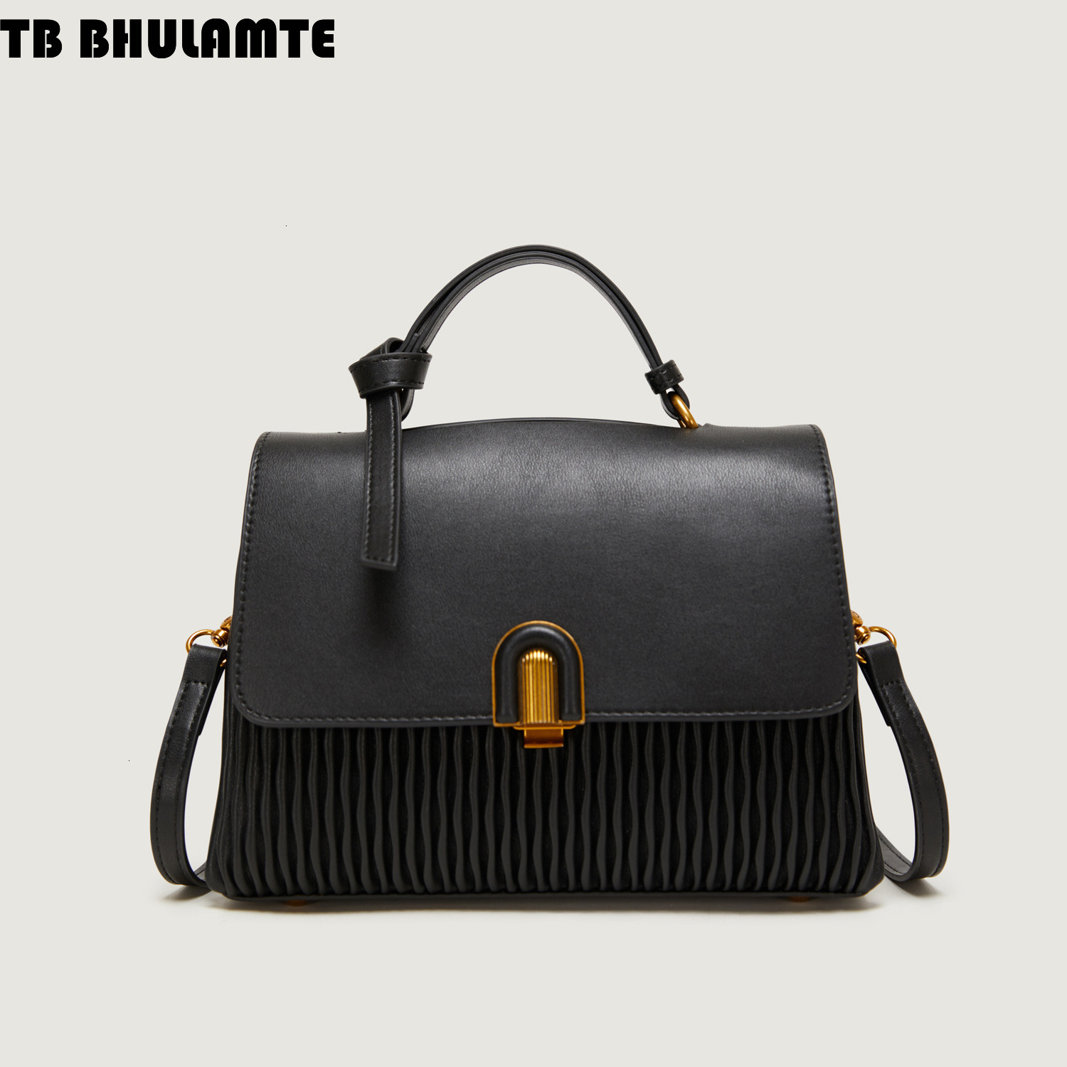 Free Shipping Designer Bag Single Shoulder Bag For Women Fashionable Pleated Large Capacity Handbag Elegant Soft Leather Commuter Luxury Bag Crossbody