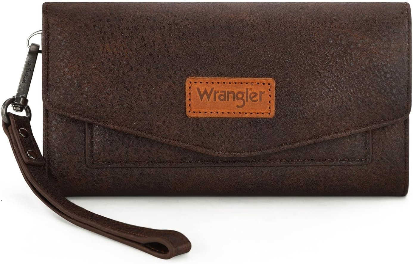 Womens Wallets Large Wristlet for Woman Ladies Female Trifold Cash Wallet with Wrist Strap and Rfid LiningZ250910