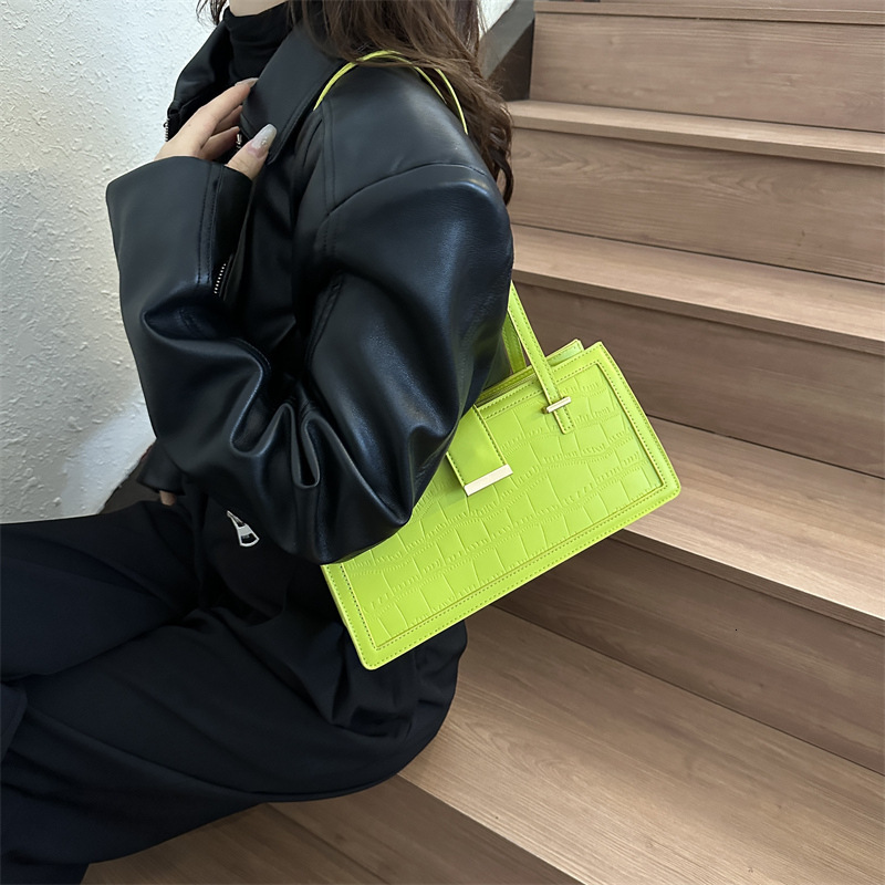 2025 autumn new French niche design light luxury handbag versatile fashion popular women's rectangular bag designer bag
