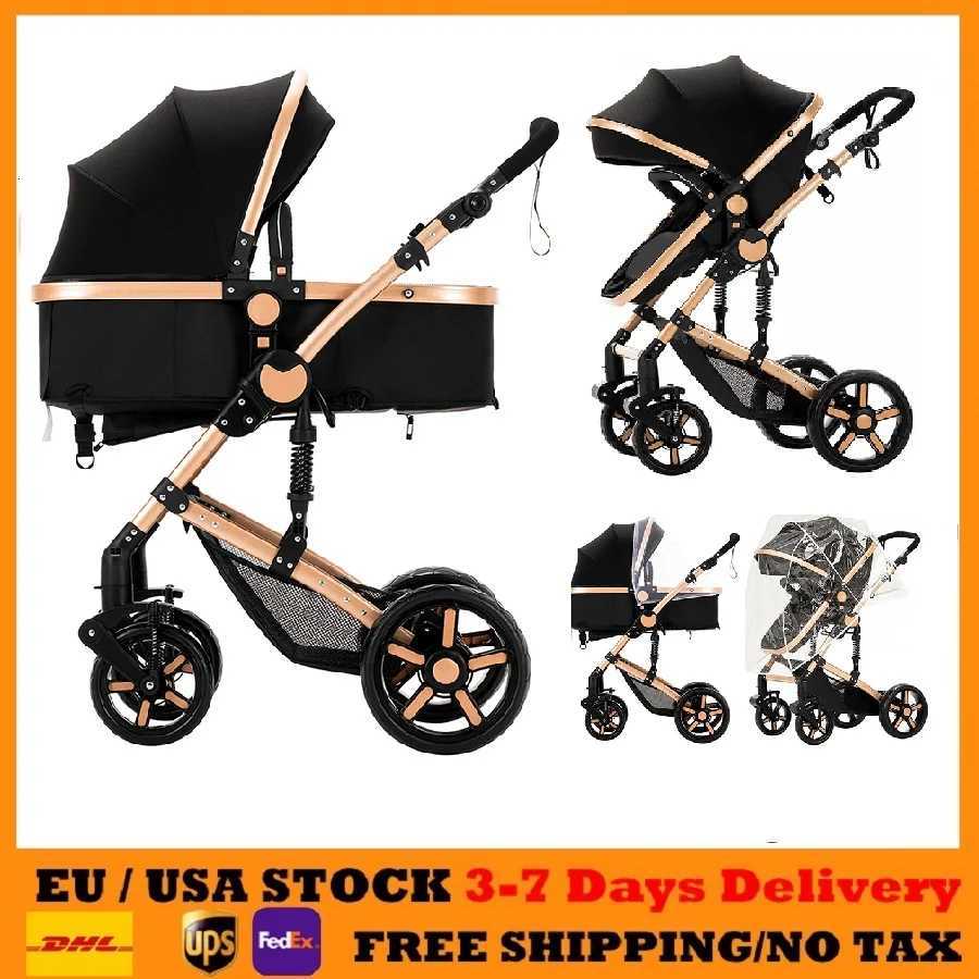 Baby Stroller 2 in1 Light Stroller Baby Cart Baby Newborn Items Pram Baby Strollers with Four Wheels Multiple Carriage Baby W250910