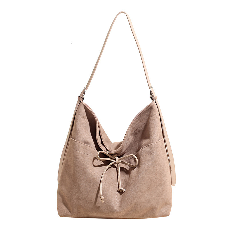 Free shipping designer Vintage Suede Versatile Tote Bag for Women New Trendy Commuter Bag Underarm Bag Large Capacity Fashion Crossbody Bag Shoulder B