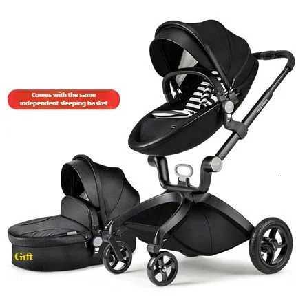 Hotmom stroller High landscape can sit and lie down Folding lightweight British twoway baby stroller Adapt to 04 years old W250910
