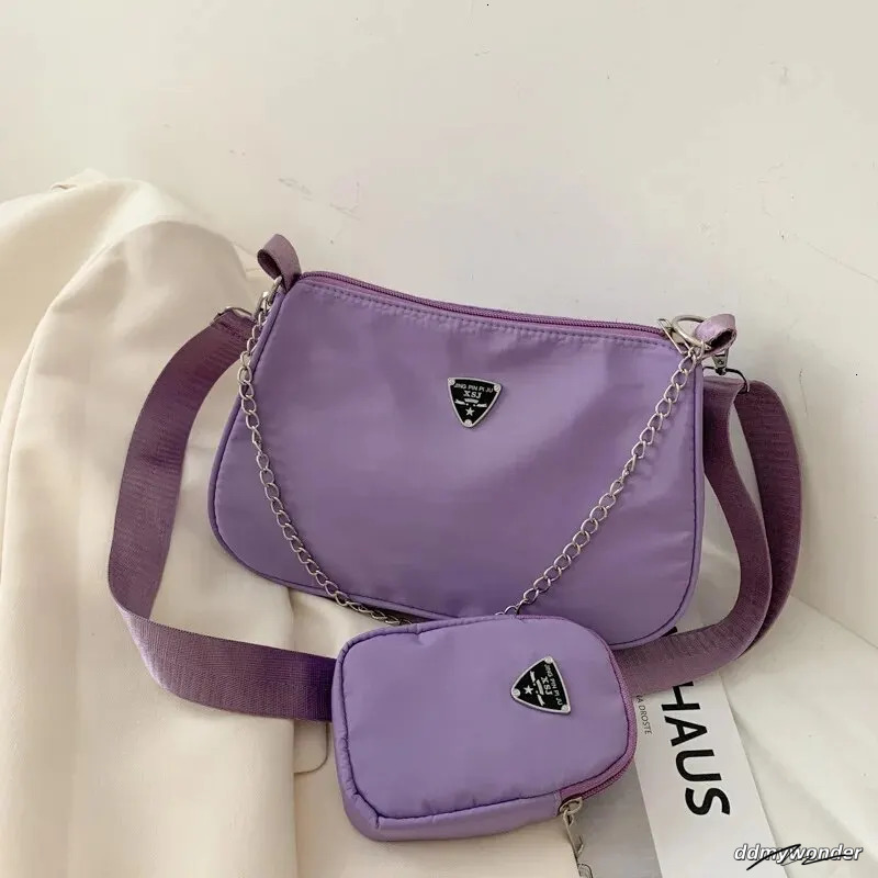Nylon Crossbody For Women Fashion Portable Casual Underarm Students Bag 250712 ddmywonder ddmywonder ddmywonder