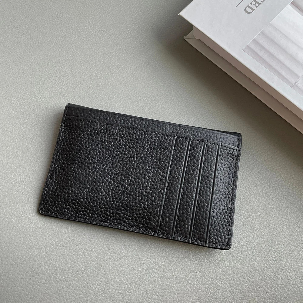 Genuine Leather Card Holder Fashion Mini Short Envelope Women Wallet Korean Japan Money Bag Credit Card Case Lady Purse250906