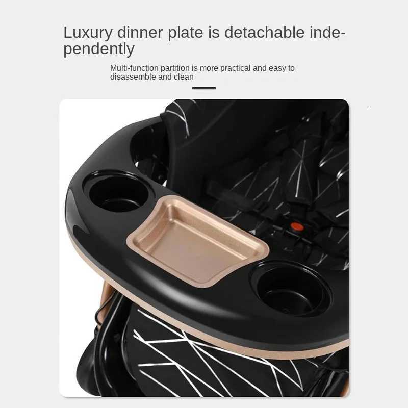Newborn Baby Stroller Can Sit and Lie 06 Years Old Light OneKey Folding FourWheel Suspension Trolley Breathable and Warm W250910