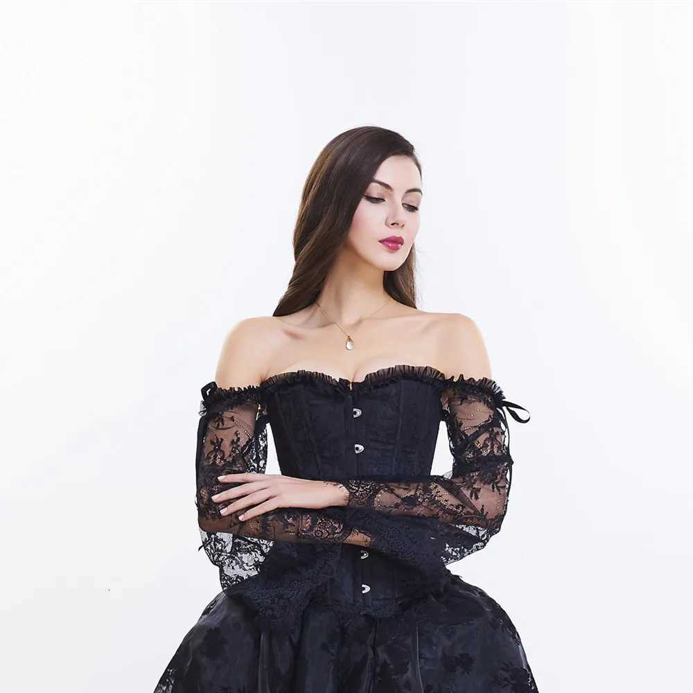 Lace Corset Top Women Shapewear Fajas Waist Slimming Lingerie Blusas Body Shaper Woman Corsets Sexy Outwear Shaping Tops W250910